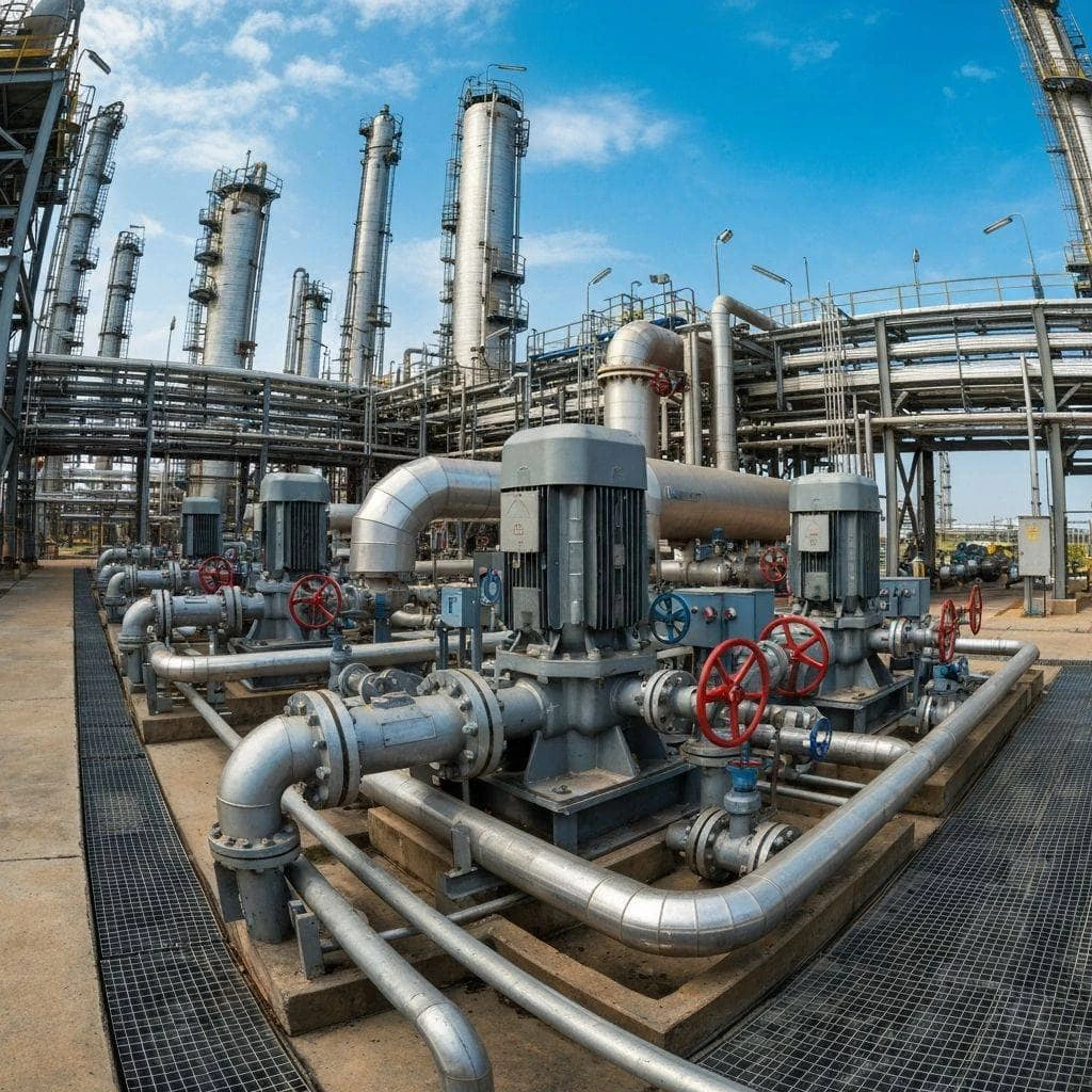 Nebratek industrial pumping installation
